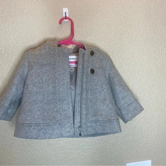 Old Navy Wool Blend Coat 6-12 Months - Picture 1 of 5